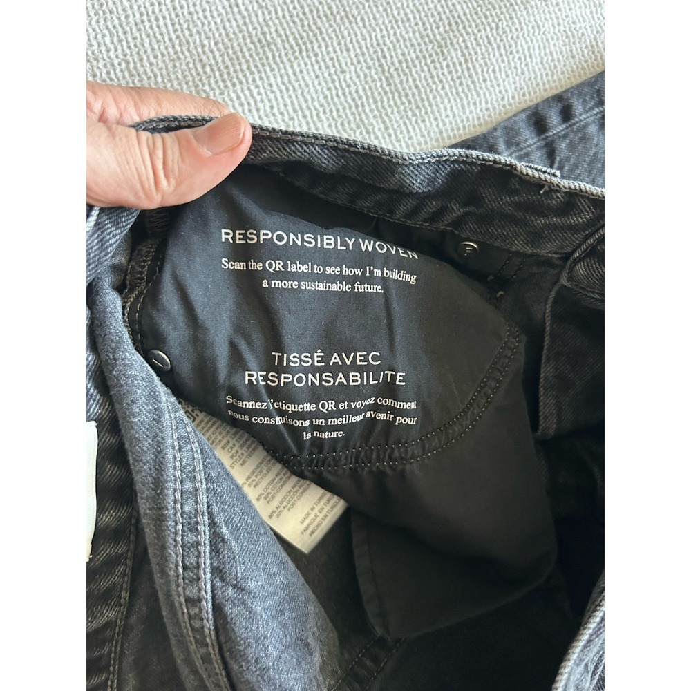 FRAME Women's Jeans "The Straight" Black Denim Size 32 - Picture 5 of 7